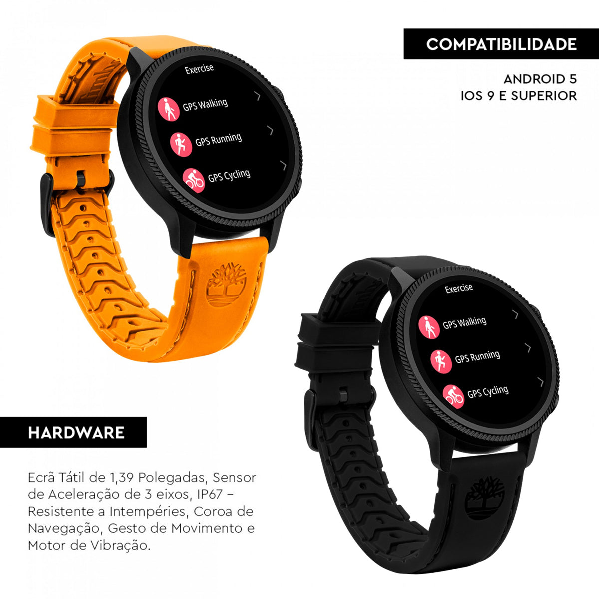 Timberland Smartwatch - Rugged Outdoor Fitness Watch