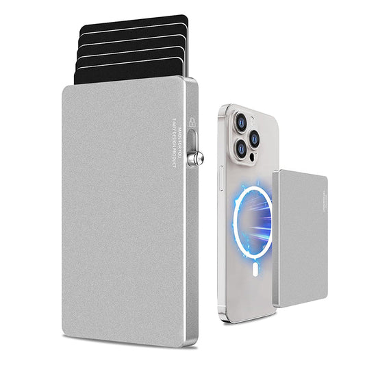 RFID Blocking Aluminum Wallet - Minimalist Card Holder